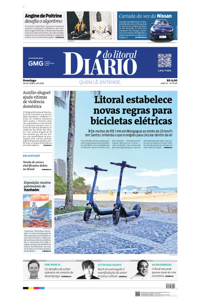 Diário do Litoral – Edição de 26 de abril de 2026