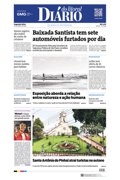 Diário do Litoral – Edição de 27 de abril de 2026