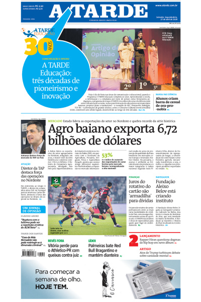 A TARDE - Edição de 27 de Abril de 2026