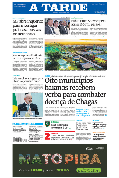 A TARDE - Edição de 28 de Abril de 2026