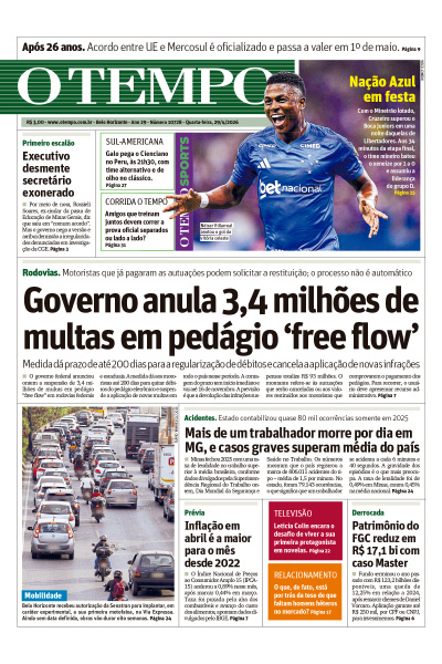 O TEMPO - Edição de 29 de abril de 2026