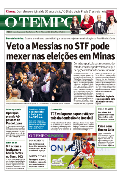 O TEMPO - Edição de 30 de abril de 2026