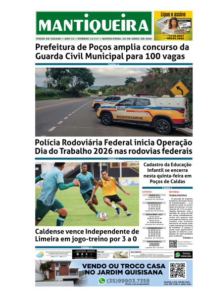 Mantiqueira - Edição de 30 de Abril de 2026