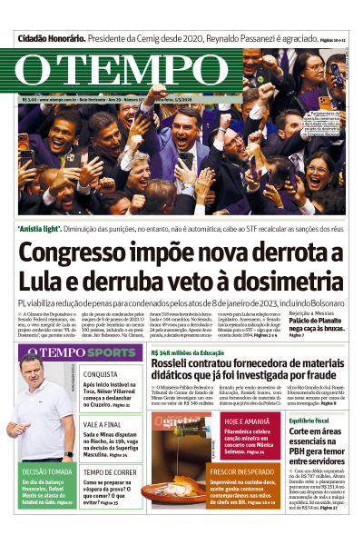O TEMPO - Edição de 1º de Maio de 2026