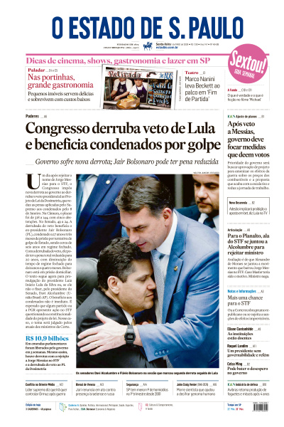 Estadão - Edição de 01 de Maio de 2026