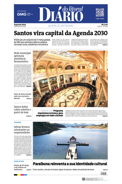 Diário do Litoral – Edição de 04 de maio de 2026