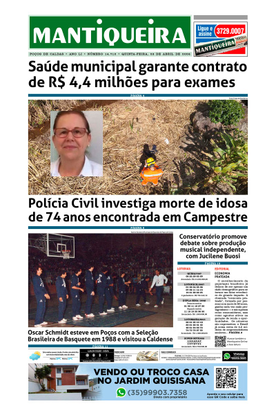Mantiqueira - Edição de 23 de abril de 2026
