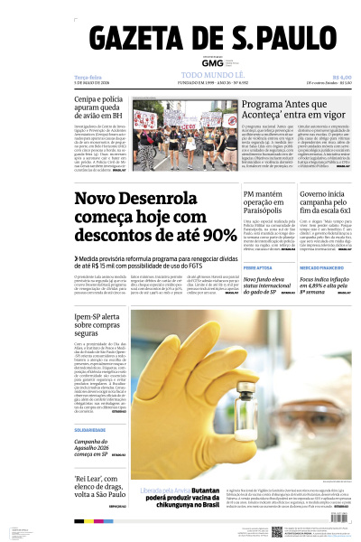 Gazeta de S. Paulo - Edição de 05 de Maio de 2026