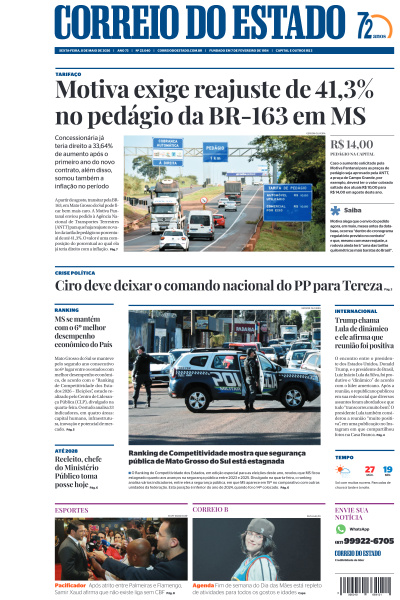 Correio do Estado - Edição de 08 de Maio de 2026