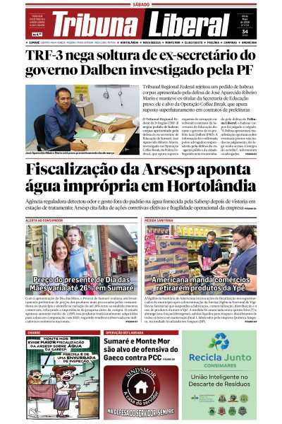 Tribuna Liberal - Edição de 9 de Maio de 2026
