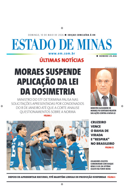 Estado de Minas - Edição de 10 de Maio de 2026