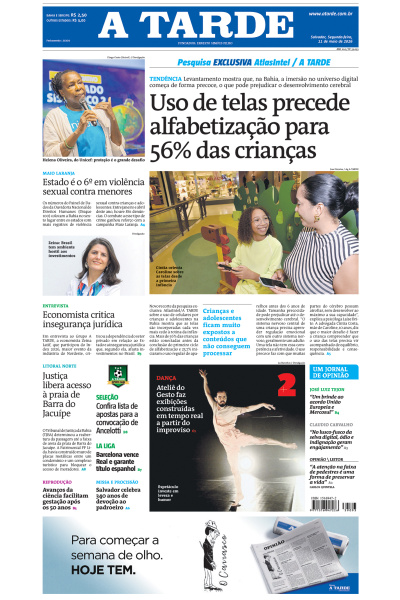 A TARDE - Edição de 11 de Maio de 2026