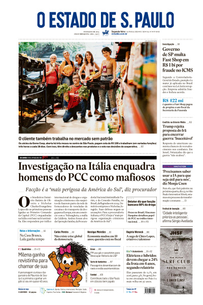 Estadão - Edição de 11 de Maio de 2026