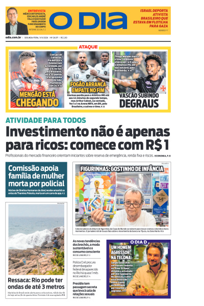 O DIA - Edição de 11 de Maio de 2026