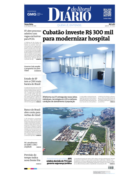 Diário do Litoral - Edição de 12 de Maio de 2026