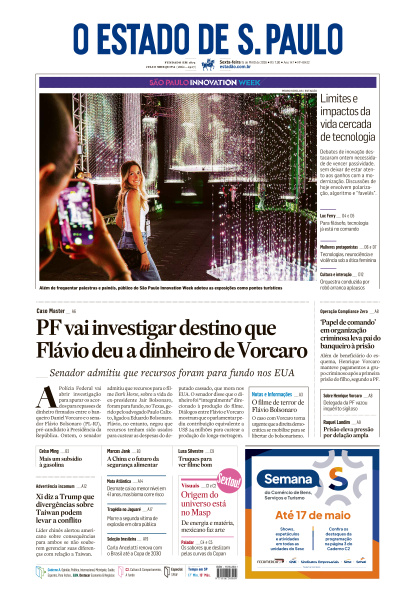 Estadão - Edição de 15 de Maio de 2026