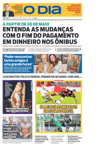 O DIA - Edição de 15 de Maio de 2026