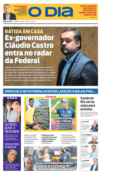 O DIA - Edição de 16 de Maio de 2026
