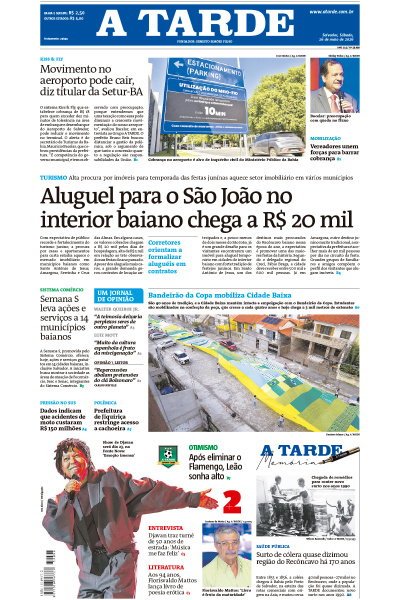 A TARDE - Edição de 16 de Maio de 2026