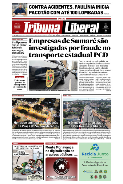 Tribuna Liberal - Edição de 16 de Maio de 2026