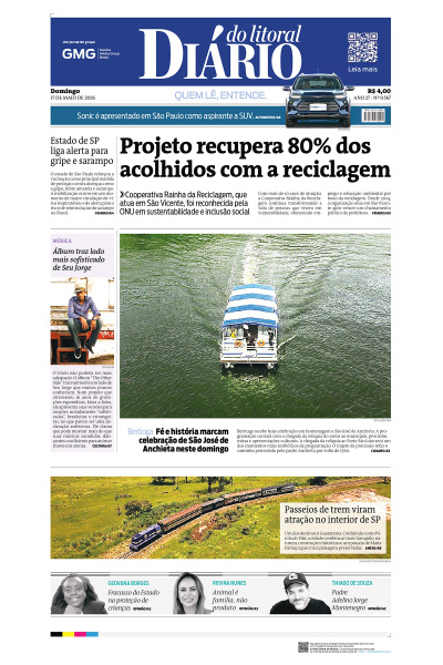 Diário do Litoral – Edição de 17 de maio de 2026
