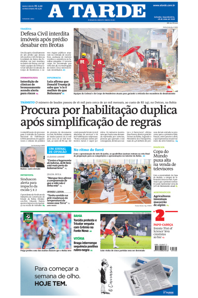 A TARDE - Edição de 18 de Maio de 2026