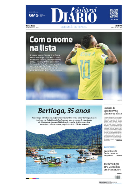 Diário do Litoral - Edição de 19 de Maio de 2026