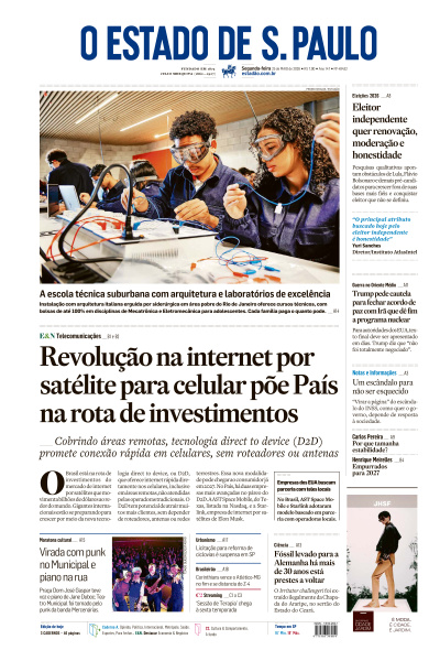 Estadão - Edição de 25 de Maio de 2026