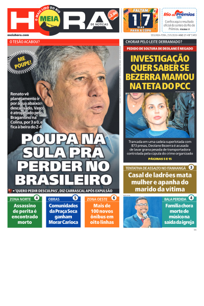 MEIA HORA - Edição de 25 de Maio de 2026