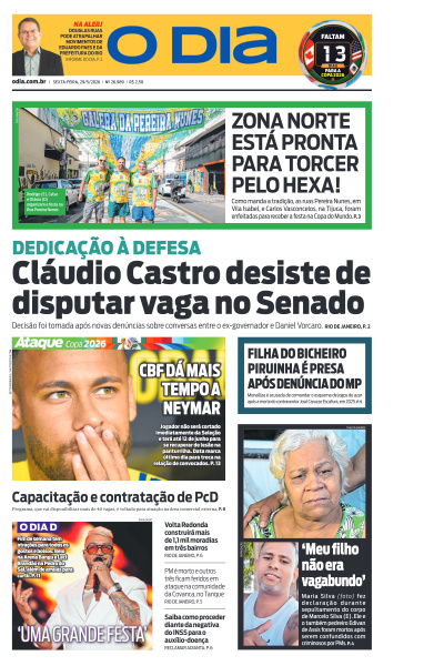 O DIA - Edição de 29 de Maio de 2026