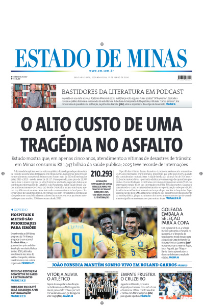 Estado de Minas - Edição de 01 de Junho de 2026