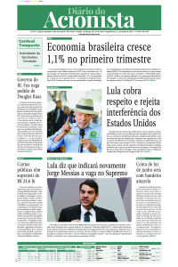 Diário do Acionista - 30 de maio a 01 de junho de 2026