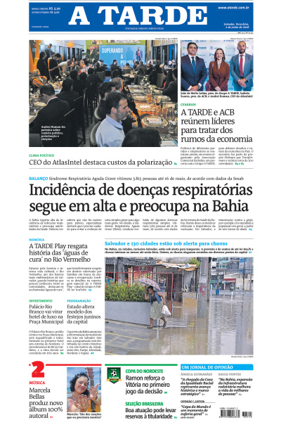 A TARDE - Edição de 02 de Junho de 2026