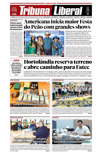 Tribuna Liberal - Edição de 3 de Junho de 2026