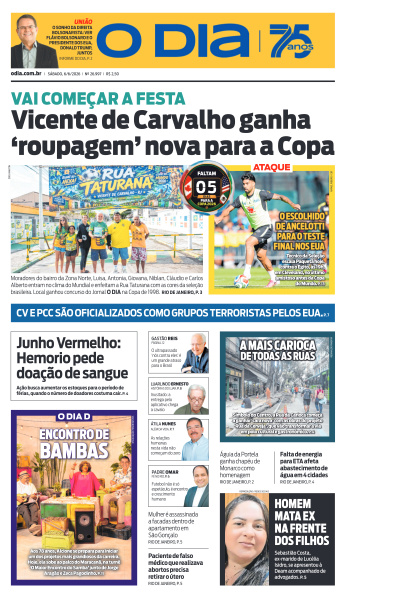 O DIA - Edição de 06 de Junho de 2026