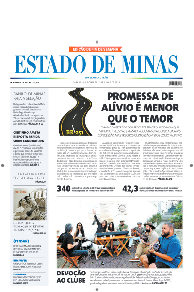 Estado de Minas - Edição de 06 de Junho de 2026
