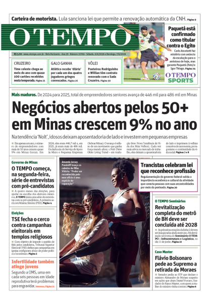 O TEMPO - Edição de 6 de Junho de 2026