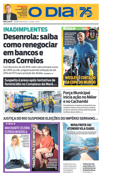 O DIA - Edição de 08 de Junho de 2026