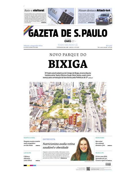 Gazeta de S. Paulo - Edição de 08 de Junho de 2026