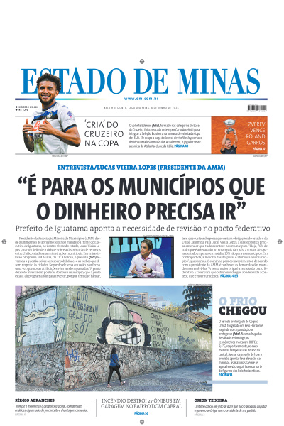 Estado de Minas - Edição de 08 de Junho de 2026