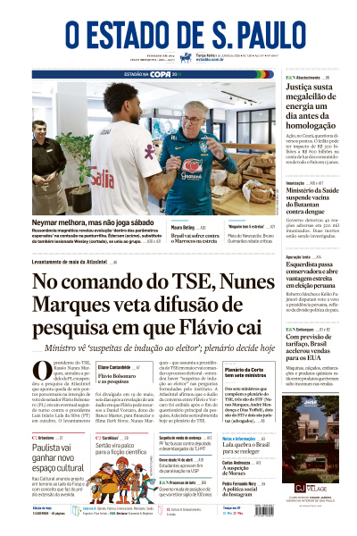 Estadão - Edição de 09 de Junho de 2026