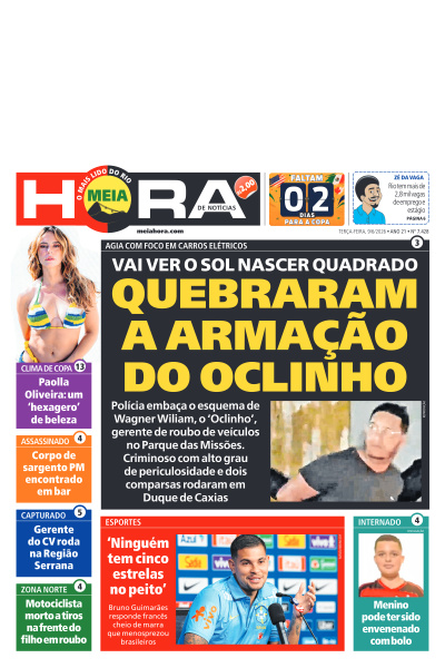 MEIA HORA - Edição de 09 de Junho de 2026