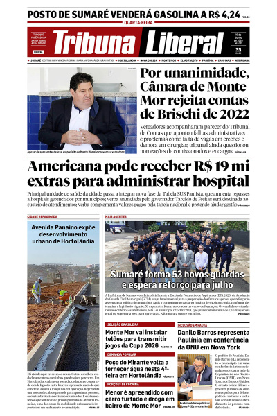 Tribuna Liberal - Edição de 10 de Junho de 2026