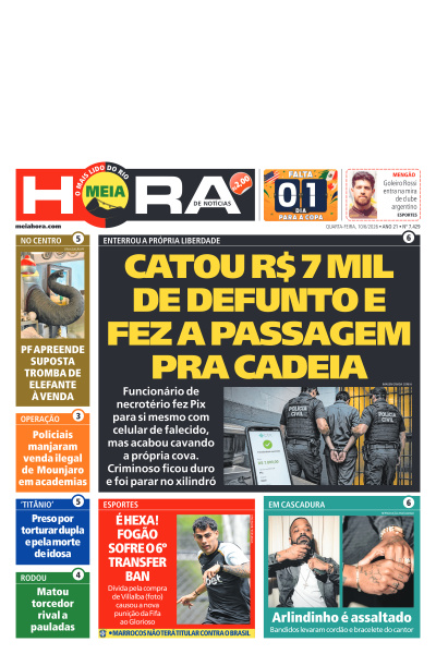 MEIA HORA - Edição de 10 de Junho de 2026