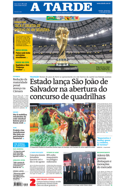 A TARDE - Edição de 11 de Junho de 2026