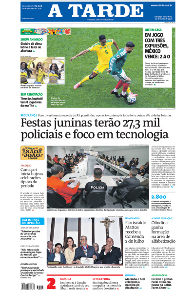 A TARDE - Edição de 12 de Junho de 2026