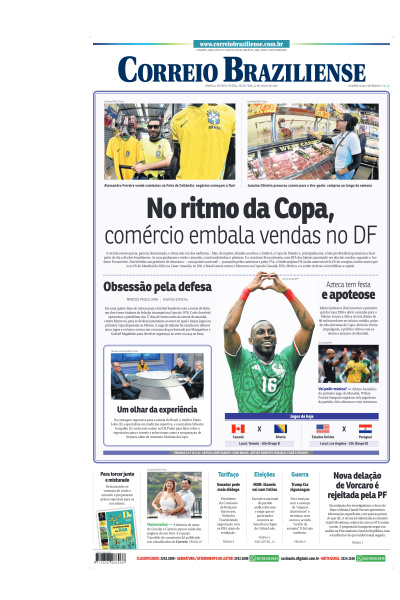 Correio Braziliense - Edição de 12 de Junho de 2026