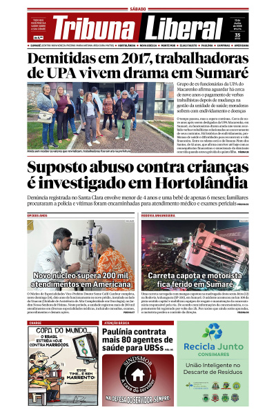 Tribuna Liberal - Edição de 13 de Junho de 2026