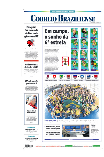 Correio Braziliense - Edição de 13 de Junho de 2026