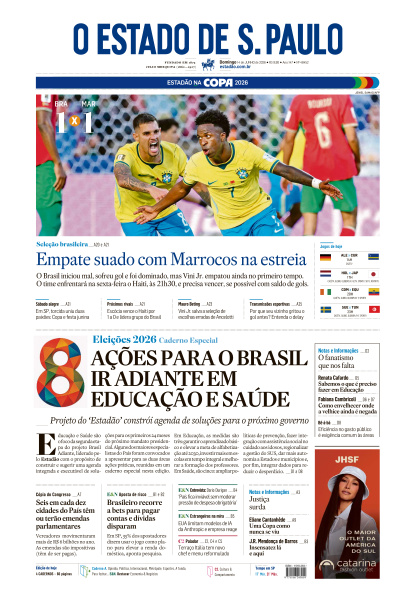 Estadão - Edição de 14 de Junho de 2026